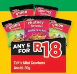 OK Grocer Tait's Mini Crackers Assorted offer