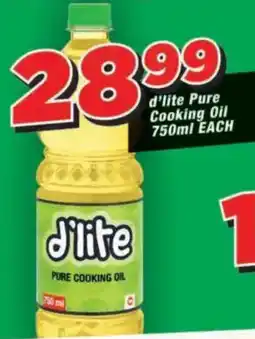 OK Grocer d'lite Pure Cooking Oil offer