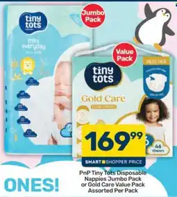 Pick n Pay Tiny Tots Disposable Nappies Assorted offer