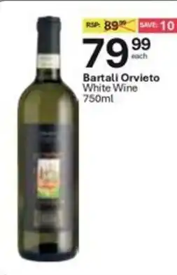 Liquor City Bartali Orvieto White Wine offer