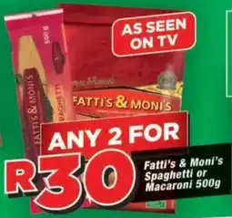 OK Grocer Fatti's & Moni's Spaghetti or Macaroni offer
