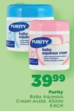 OK Foods Purity Baby Aqueous Cream offer