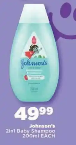 OK Foods Johnson's 2in1 Baby Shampoo offer