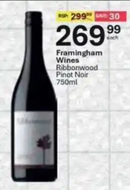 Liquor City Framingham Wines Ribbonwood Pinot Noir offer