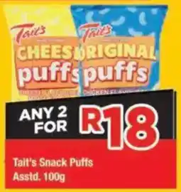 OK Grocer Tait's Snack Puffs offer