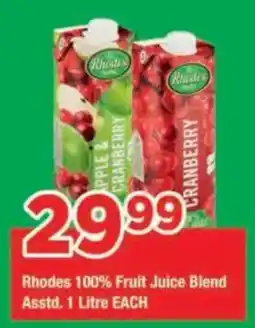 OK Grocer Rhodes 100% Fruit Juice Blend offer