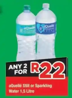 OK Grocer aQuellé Still or Sparkling Water offer
