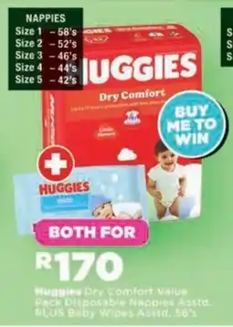 OK Foods Huggies Dry Comfort Value Pack Disposable Nappies offer