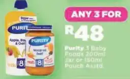 OK Foods Purity 3 Baby Foods offer