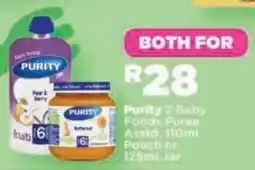 OK Foods Purity 2 Baby Foods Puree offer