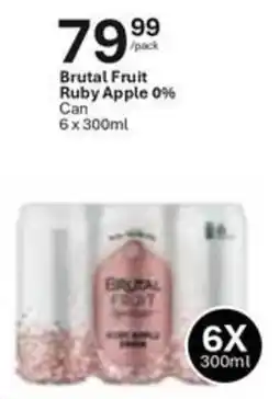 Liquor City Brutal Fruit Ruby Apple 0% offer
