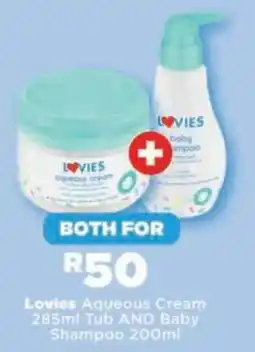 OK Foods Lovies Aqueous Cream AND Baby Shampoo offer