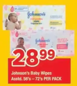 OK Grocer Johnson's Baby Wipes offer