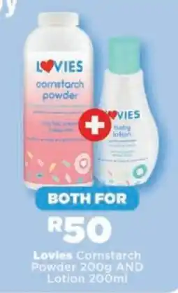 OK Foods Lovies Cornstarch Powder AND Lovies Baby Lotion offer