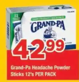 OK Grocer Grand-Pa Headache Powder offer