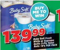 OK Grocer Baby Soft Toilet Rolls offer