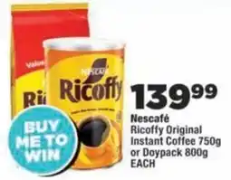 OK Foods Nescafé Ricoffy Original Instant Coffee offer