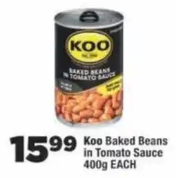 OK Foods Koo Baked Beans in Tomato Sauce offer