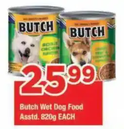 OK Grocer Butch Wet Dog Food offer