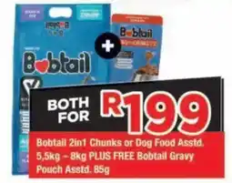 OK Grocer Bobtail 2in1 Chunks or Dog Food offer