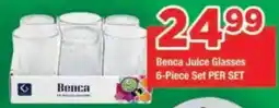 OK Grocer Benca Juice Glasses offer