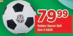 OK Grocer Rubber Soccer Ball offer