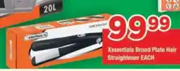 OK Grocer Xssentials Broad Plate Hair Straightener offer