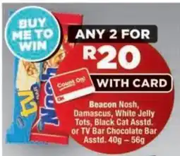 OK Foods Beacon Nosh, Damascus, White Jelly Tots, Black Cat Assorted offer
