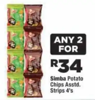 OK Foods Simba Potato Chips Assorted offer
