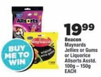 OK Foods Maynards Jellies or Gums or Liquorice Allsorts Assorted offer