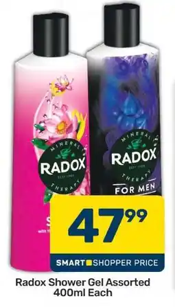 Pick n Pay Radox Shower Gel Assorted 400ml Each offer