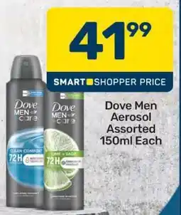 Pick n Pay Dove Men Aerosol Assorted 150ml Each offer