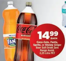 OK Foods Coca-Cola, Fanta, Sprite, or Stoney Ginger Beer Soft Drink Zero Range Asstd. offer