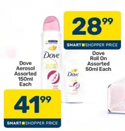 Pick n Pay Dove Aerosol Assorted 150ml Each offer