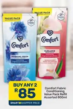 Pick n Pay Comfort Fabric Conditioning Value Pack Refill Assorted 800ml offer