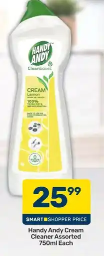 Pick n Pay Handy Andy Cream Cleaner Assorted 750ml Each offer