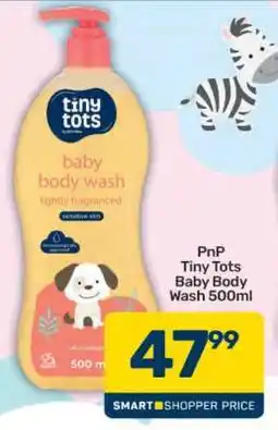 Pick n Pay PnP Tiny Tots Baby Body Wash 500ml offer