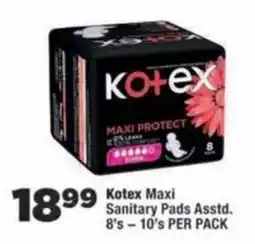 OK Foods Kotex Maxi Sanitary Pads Assorted offer