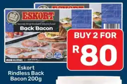 Pick n Pay Eskort Rindless Back Bacon 200g offer