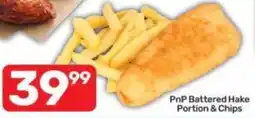 Pick n Pay PnP Battered Hake Portion & Chips offer