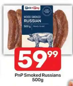 Pick n Pay PnP Smoked Russians 500g offer