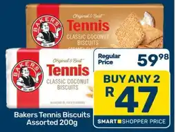 Pick n Pay Bakers Tennis Biscuits Assorted 200g offer