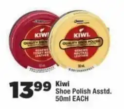 OK Foods Kiwi Shoe Polish Assorted offer