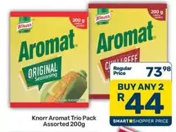 Pick n Pay Knorr Aromat Trio Pack Assorted 200g offer