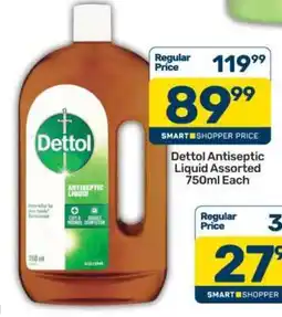 Pick n Pay Dettol Antiseptic Liquid Assorted-750ml Each offer