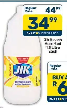 Pick n Pay Jik Bleach Assorted 1.5 Litre Each offer