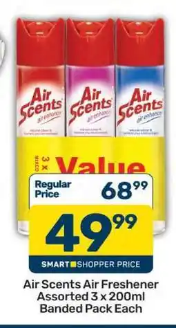 Pick n Pay Air Scents Air Freshener Assorted 3 x 200ml Banded Pack Each offer