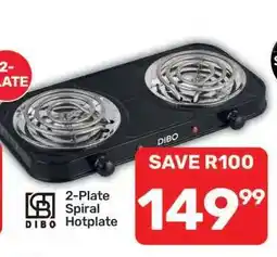 Pick n Pay 2-Plate Spiral Hotplate offer