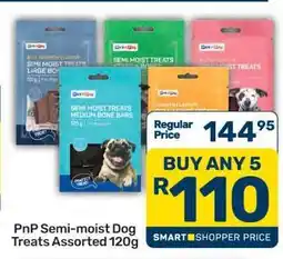 Pick n Pay PnP Semi-Moist Dog Treats Assorted 120g offer