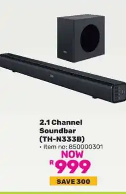 Game 2.1-Channel Soundbar (TH-N333B) offer